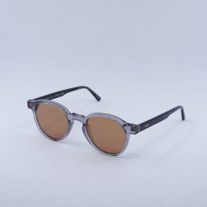 RETROSUPERFUTURE The Warhol Stilo ZWN Sunglasses Transparent Grey Round Frame